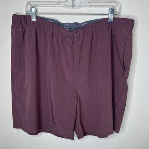 Free Fly Shorts Mens 3XL Performance Elastic Waist Drawstring Pockets 6"